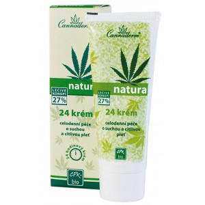 Cannaderm Natura - 24 krém na suchou pleť 75 g