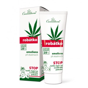 Cannaderm Robátko Emoliens konopný krém na atopický ekzém 75g